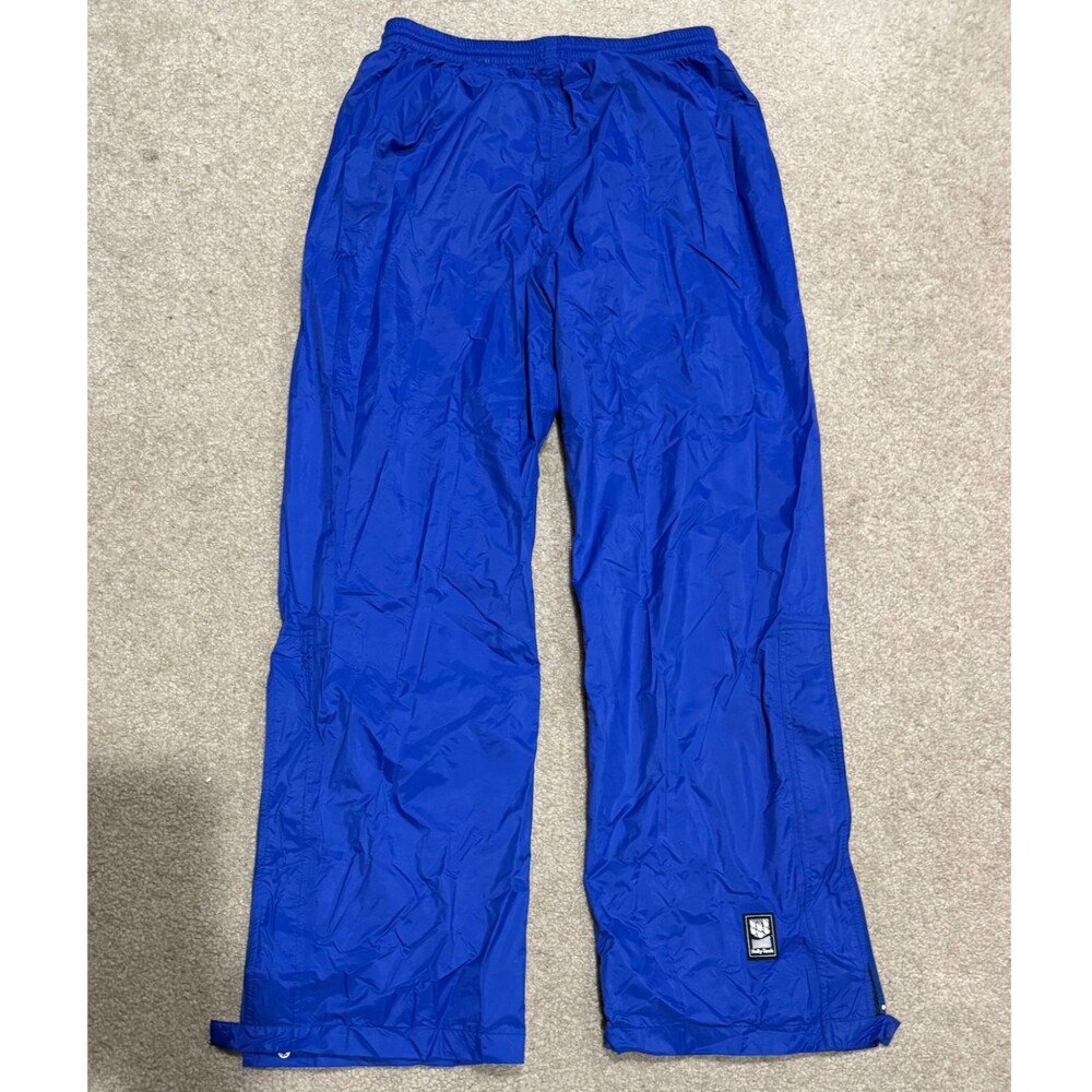 Helly Hansen Mens L Blue Waterproof Rain Pants Golf Windbreaker Shell Sportswear